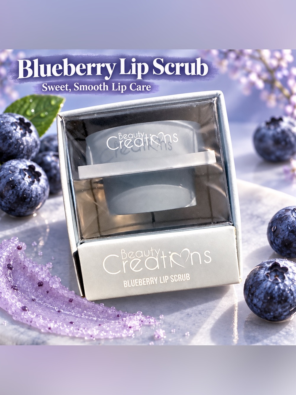 Beauty Creations Blueberry Lip Scrub